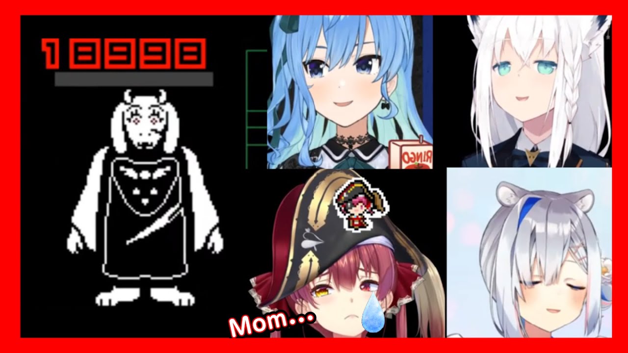 Hololive members Reaction To Killing Toriel【 Hololive ▷ Eng sub】