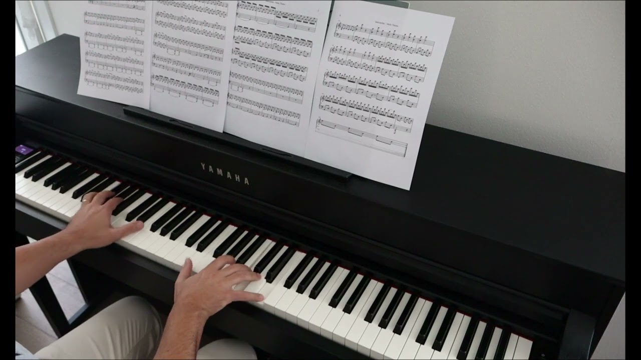 Interstellar Theme  (Hans Zimmer) piano arrangement by Nazareno Aversa (sheet  music)