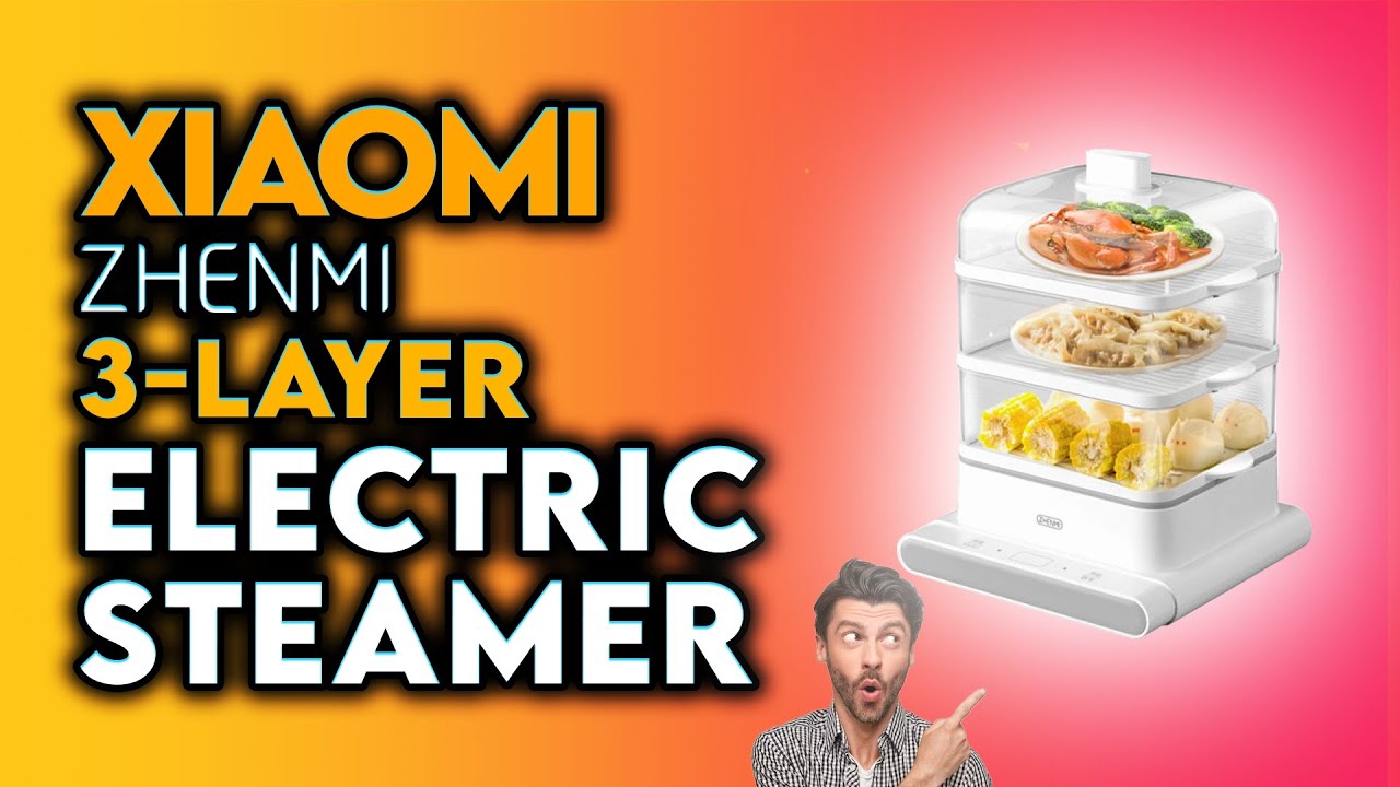 XIAOMI Zhenmi 3 Layer Electric Steamer 800W Household MultiFunctional