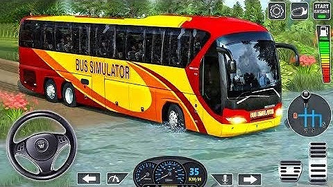 Bus Simulator 2025: Luxuy Coach AI Bus Driving Simulator Bus Games 3D - Bus Game Android Gameplay5