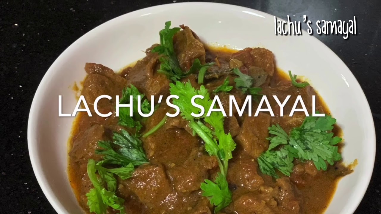 Mutton gravy recipe in tamil - YouTube