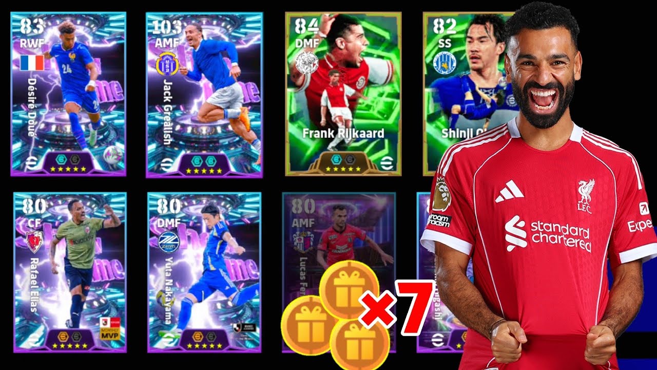 Получите 2 бесплатные EPIC-карты!! 🎉🎁 Лучшее открытие подарочных наборов! Efootball 2026 Mobile |...