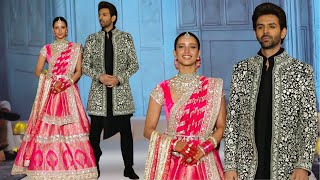 Tripti Dimri & Kartik Aaryan Ramp Walk At Manish Malhotra Fashion Show