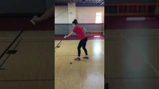 Short Serve Side View