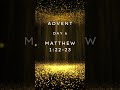 Reason for the Season | Advent | Day 6 | Matthew 1:22-23