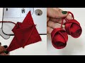 Fabric latkan cutting and stitching  craft design fashion latkan  blouse flower latkan design