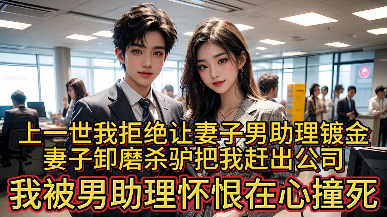 上一世我拒绝让妻子男助理镀金，妻子卸磨杀驴把我赶出公司，我被男助理怀恨在心撞死。