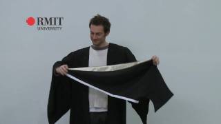 How to wear a Bachelor hood - RMIT University