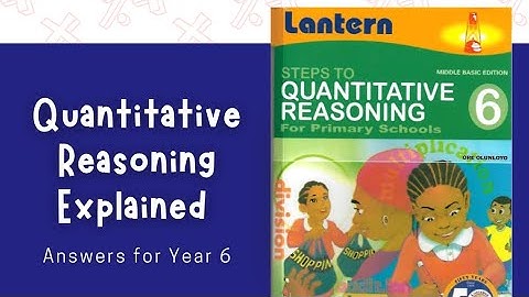 Quantitative Reasoning Book 6 test 1T