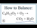 Balancing Combustion Reactions