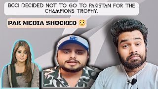 India Decided to not go to pakistan for champions trophy | Pak media crying | #championstrophy2025