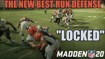 THE NEW BEST RUN DEFENSE IN MADDEN 20! GLITCHY DEFENSE TO LOCK UP EVERY RUN! TIPS AND TRICKS