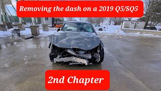 Removing the dash on a 2019 Audi Q5/SQ5 how to? 2nd chapter.