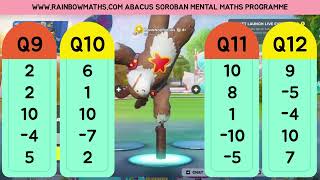 Lesson 7 Abacus Juniors Level 0 Mental Maths Soroban with the Fluffy Guy #abacuseducation #soroban