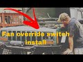 Jeep XJ Cooling Fan Override Switch Install