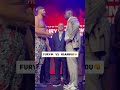 Fury and Ngannou face to face for the first time 👀