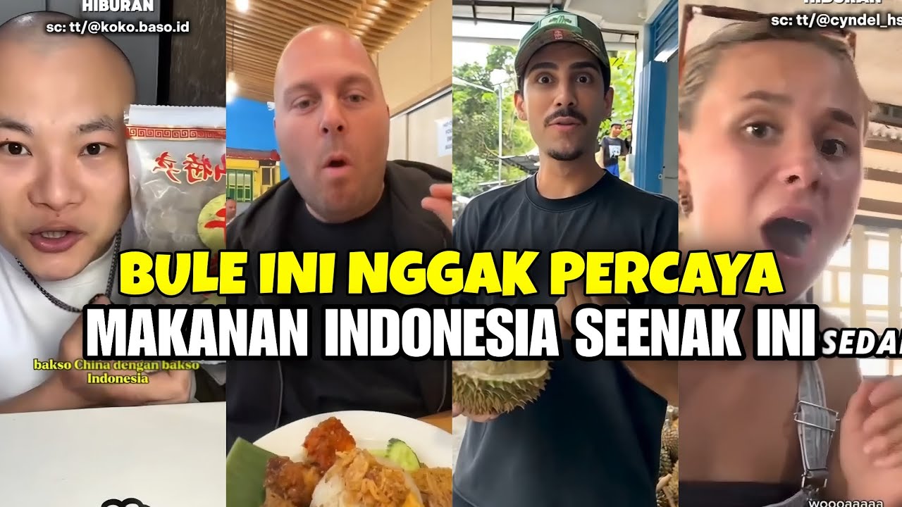 Bule Ini Nggak Percaya Makanan Indonesia Seenak Ini