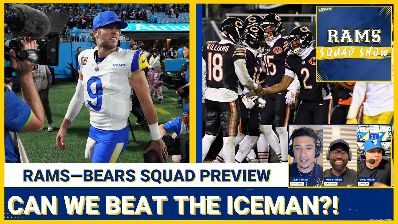 RAMS SQUAD SHOW: Can Stafford SILENCE DOUBTERS in FREEZING Chicago vs Caleb Williams and the Bears?