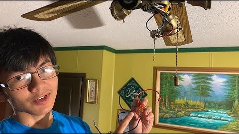 How To Replace 3-Way Light Switch Pull Chain Control On Ceiling Fan | DIY Home Repair Fix By Aiman