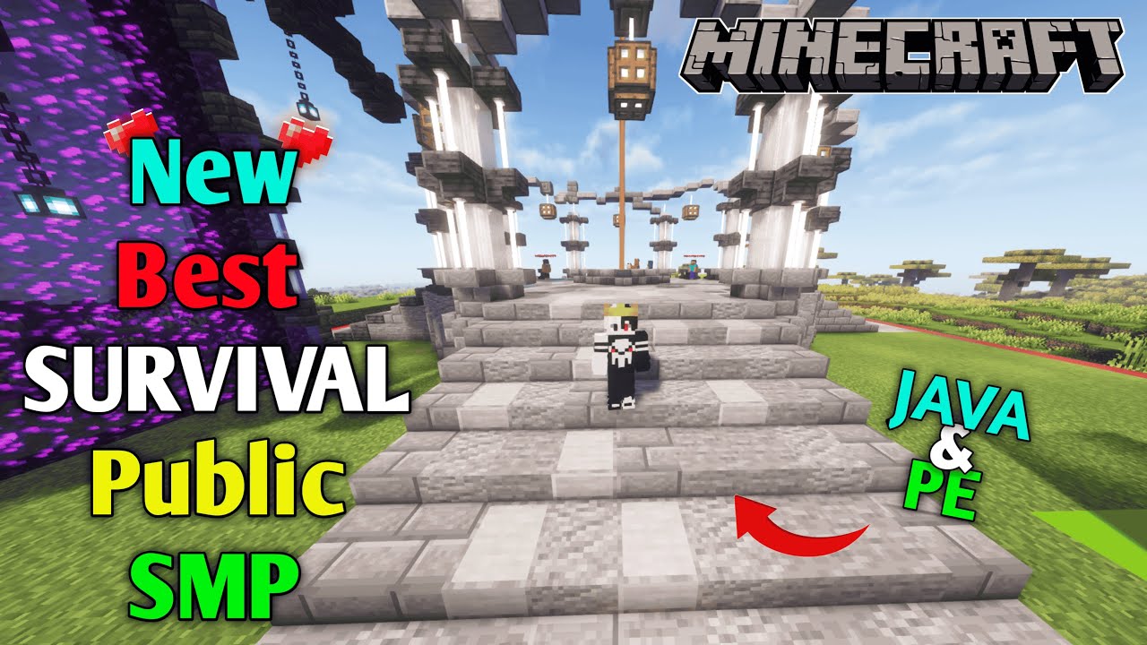 🍂 Join Best Survival Public Smp Server For Minecraft 👀 | Java + PE | 24 ...