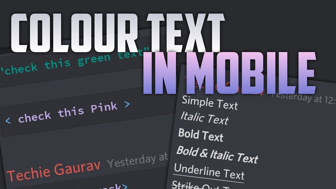 Discord Color text.