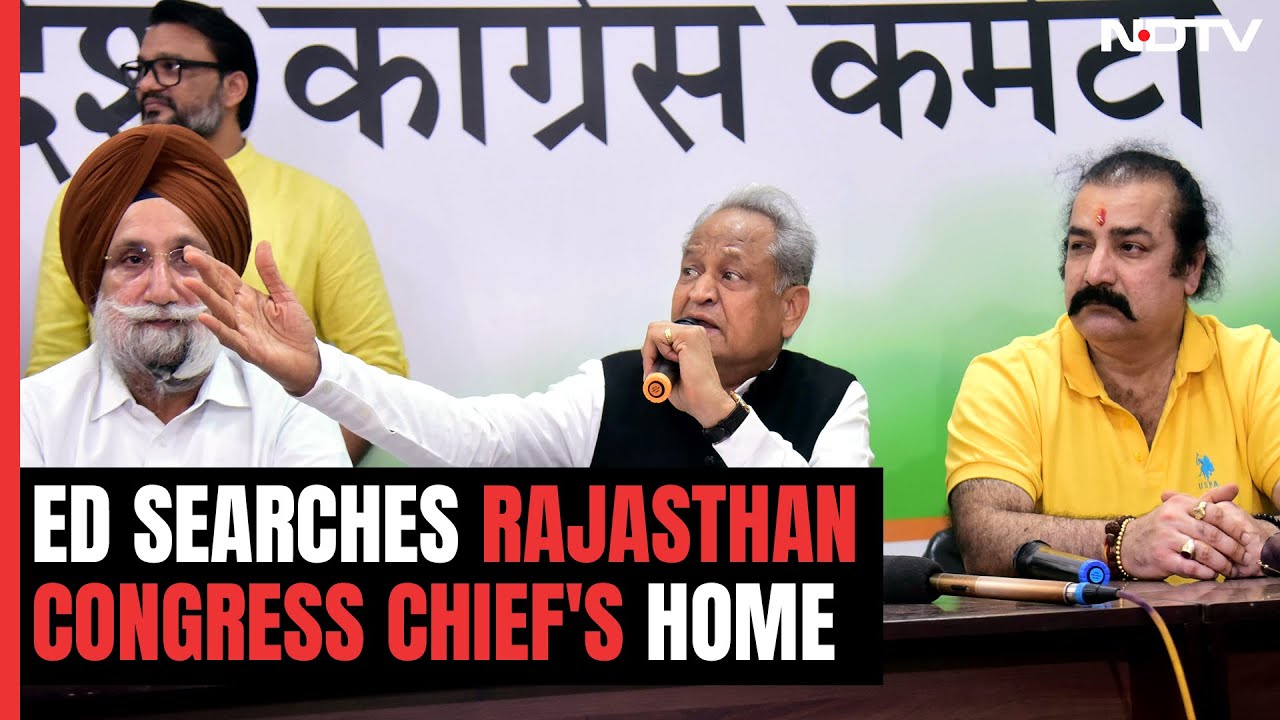 "Aatank Macha Rakha Hai..." Ashok Gehlot After Central Agency Summons