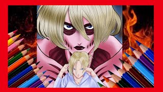 Speed drawing Annie Leonhart Shingeki no Kyojin