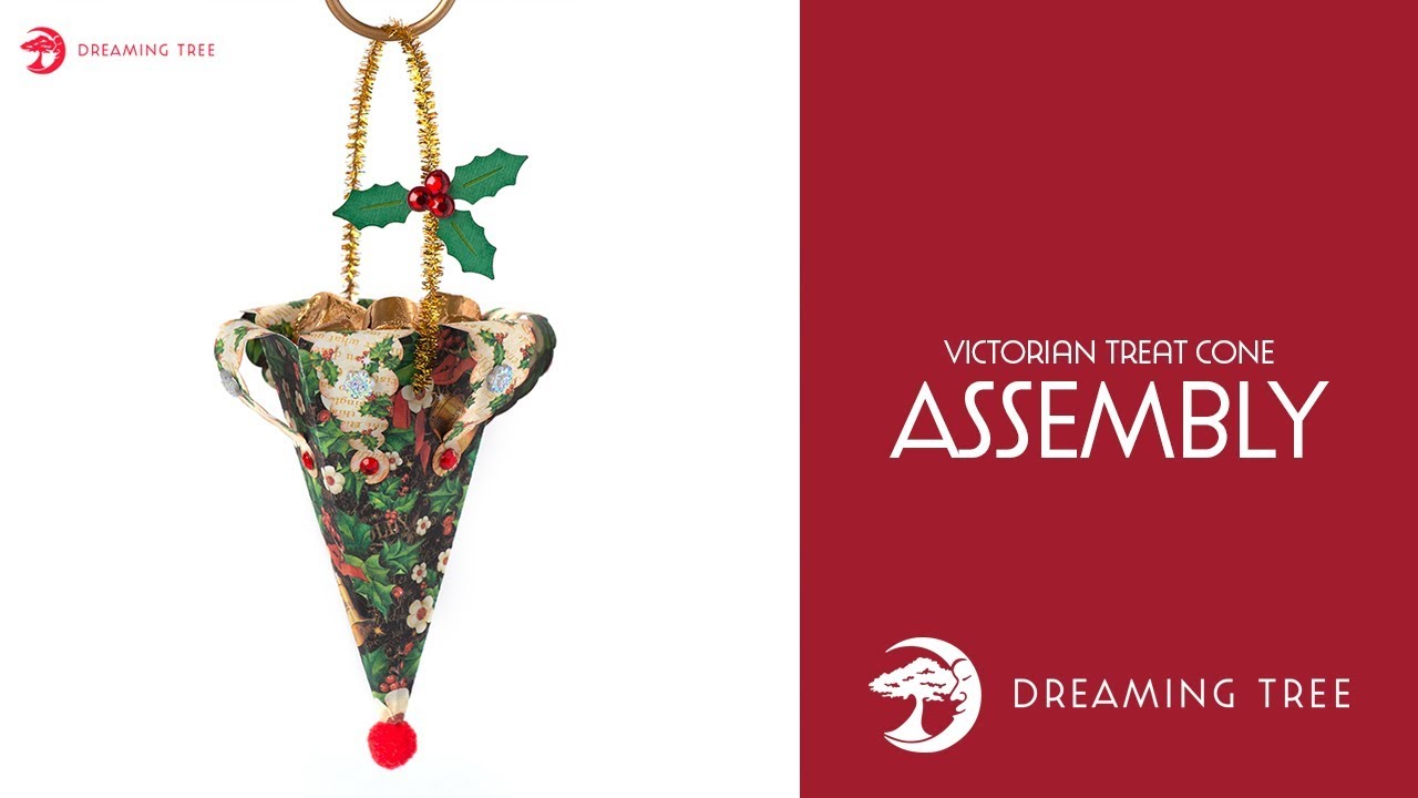 Victorian Treat Cone (Free SVG) - Assembly Tutorial svg files free download