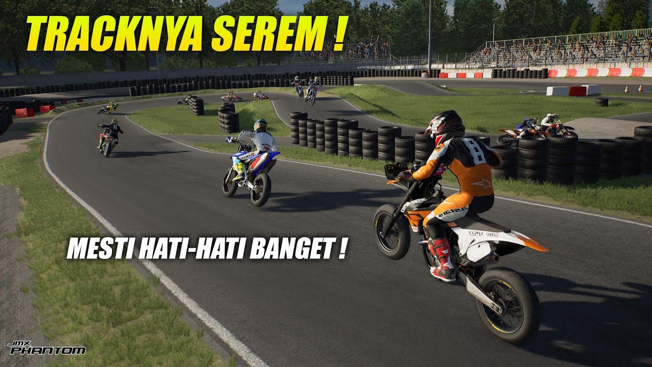 Simulasi Balap Supermoto ! Serem Juga Ternyata ! - RIDE3