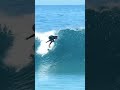 Surfer Gets Clean Barrel in Hawaii #shorts #surf #surfing #surfers