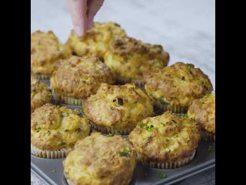 Cheese & Onion Muffins Recipe