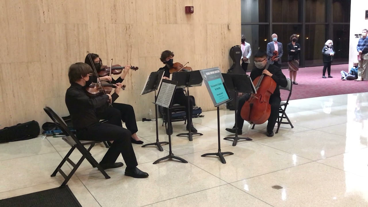 Watersedge Quartet- Schubert Quartet in a minor, Op 29, Movement 1.