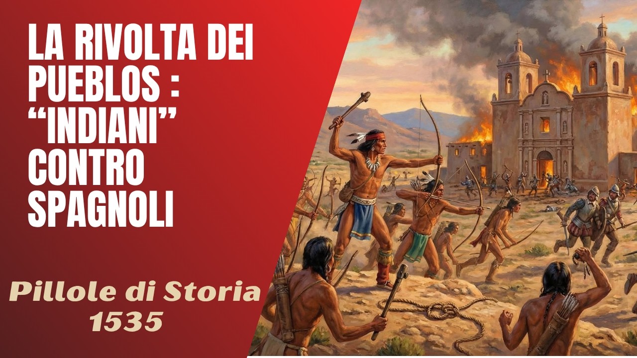 1535- la rivolta dei Pueblos : "Indiani d'America" contro gli Spagnoli [Pillole di Storia]