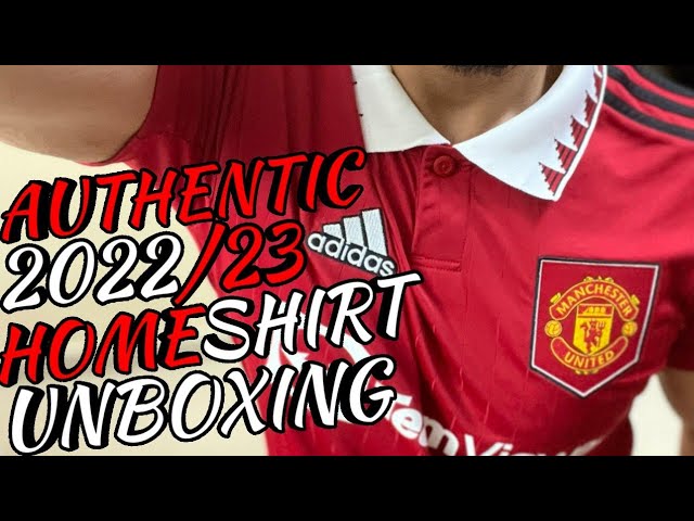 NEW' Manchester United Home Kit 2022/23 Season Unboxing And Review