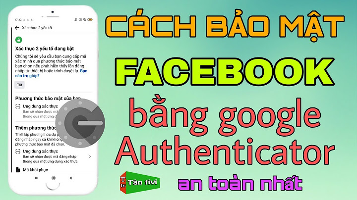 Cách dùng mã bảo mật Facebook