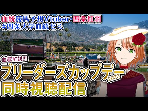 血統徹底解説！ブリーダーズカップ デー 2023【海外競馬同時視聴配信】 四条大学血統ゼミ【血統競馬予想Vtuber】