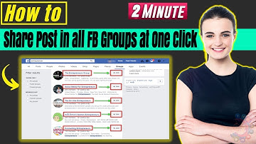 How to Share Post in all FACEBOOK Groups at One Click 2025