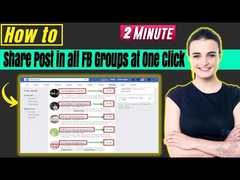 How To Share Post In All FACEBOOK Groups At One Click 2023