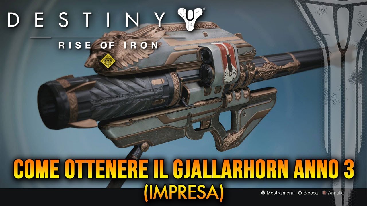 Destiny: I Signori del Ferro - Come ottenere il Gjallarhorn Anno 3 (Impresa) + Locazione Medaglioni