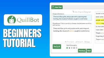 Quillbot Tutorial For Beginners - How To use Quillbot