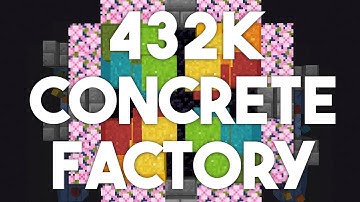 Simple 432k concrete factory for 1.21