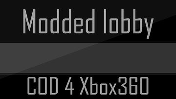 COD 4 Lobby Free High and Fly Elite Boss Menu(Close for the moment)