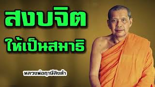 สงบจิต ให้เป็นสมาธิ   หลวงพ่อฤาษีลิงดำ  วัดท่าซุง