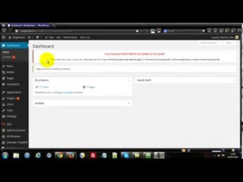 How To Configure Your Backup Folder For WP-DB Manager Plugin