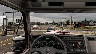 Relaxing 395 Mile American Road Trip | Snowymoon Graphics Mod | ATS 4K Ultra Realistic Gameplay