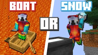 Minecraft Hardest Clutches Would You Rather