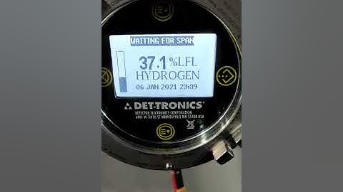 калибровка датчика водорода det-tronics