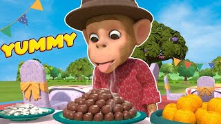 🐒 Bandar Mama | बंदर मामा  | Popular Hindi Nursery Rhymes - Zappy Zoo