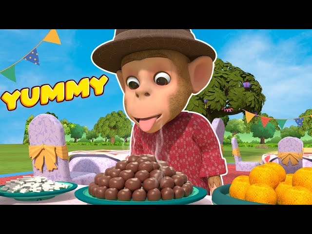 🐒 Bandar Mama | बंदर मामा  | Popular Hindi Nursery Rhymes - Zappy Zoo class=