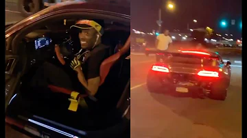 Lil Uzi Vert Races A Hellcat In His Audi R8 V10 🚘 Who You Think Won?